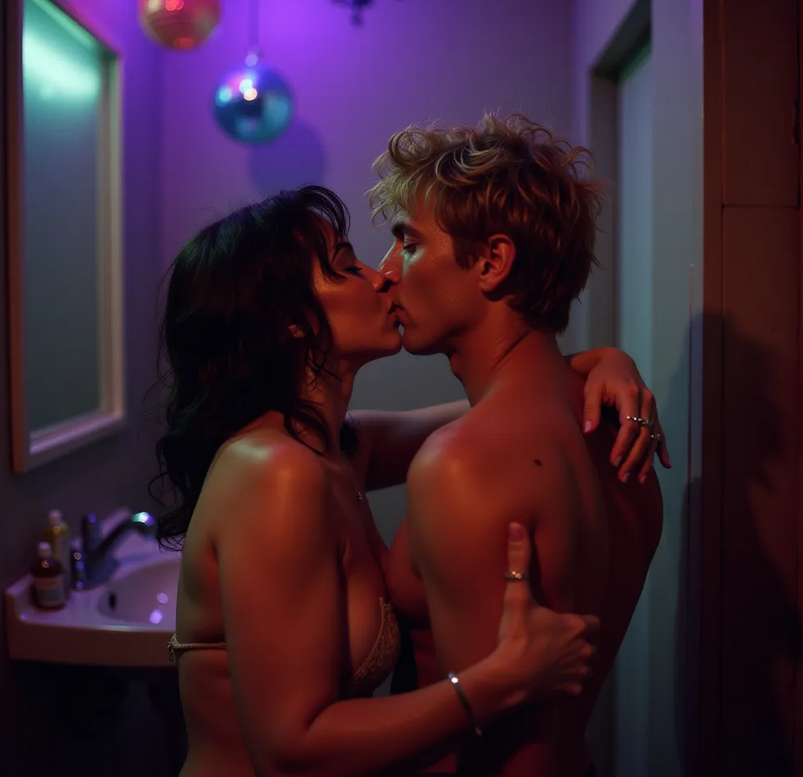 Kissing in the Bathroom 99653 - kostenlos Pornobilder - Foto